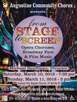 From Stage to Screen, Opera Choruses, Broadway Fare & Film Music
