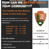Castillo de San Marcos Discussions for Latinos/Hispanics