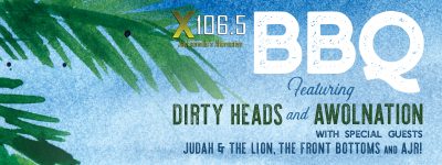 X106.5’s BBQ ft. Dirty Heads and AWOLNATION w/ guests Judah & The Lion, The Front Bottoms and AJR