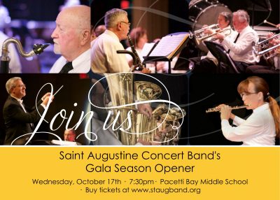 Saint Augustine Concert Band's Gala Season Opener Concert