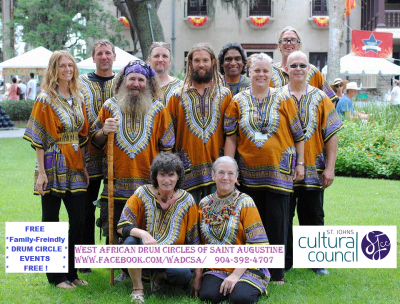 West African Drum Circles of Saint Augustine - Free Family-Friendly Open Events