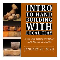 Intro to Hand Building with Local Clay