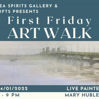 First Friday Art Walk with Live Painting by Mary Hubley