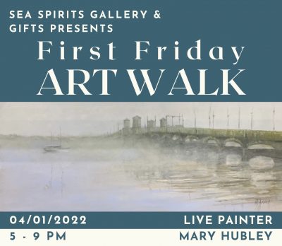 First Friday Art Walk with Live Painting by Mary Hubley