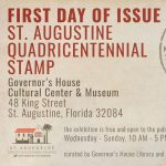 First Day of Issue: St. Augustine’s Quadricentennial Stamp