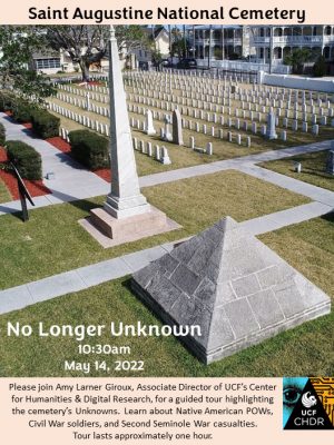 Dr. Amy Larner Giroux: St. Augustine National Cemetery Tour & Discussion | ST. AUGUSTINE HISTORY FESTIVAL
