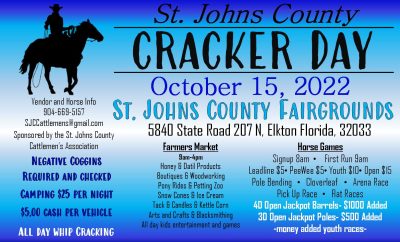 St. Johns County Cracker Day and Farmers Market Festival