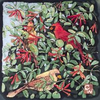"Fauna in the Flora" Cindy Wilson's Batiks at Butterfield Gallery