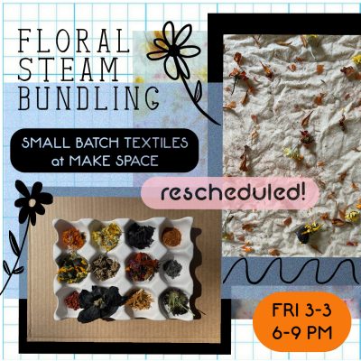 Floral Steam Bundling with Small Batch Textiles