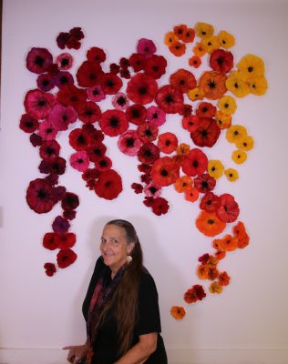"Poppy Palooza" by Amy Hemphill Dove at Butterfield Garage Gallery