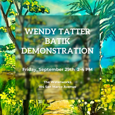 Wendy Tatter Batik Demonstration