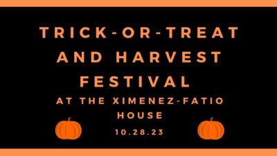 Trick-or-Treat and Harvest Festival at the Ximenez-Fatio House