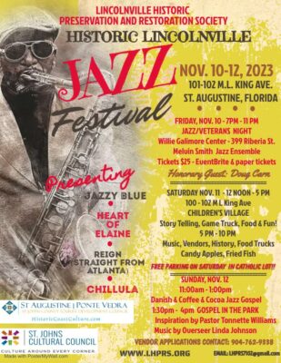 Historic Lincolnville Jazz Festival | NOVEMBER 10-12
