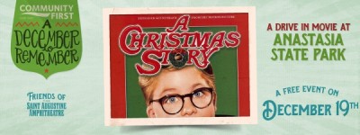 Drive-In Movie featuring “A Christmas Story” at Anastasia State Park