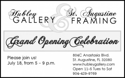 Hubley Gallery & St  Augustine Framing Grand Opening Event